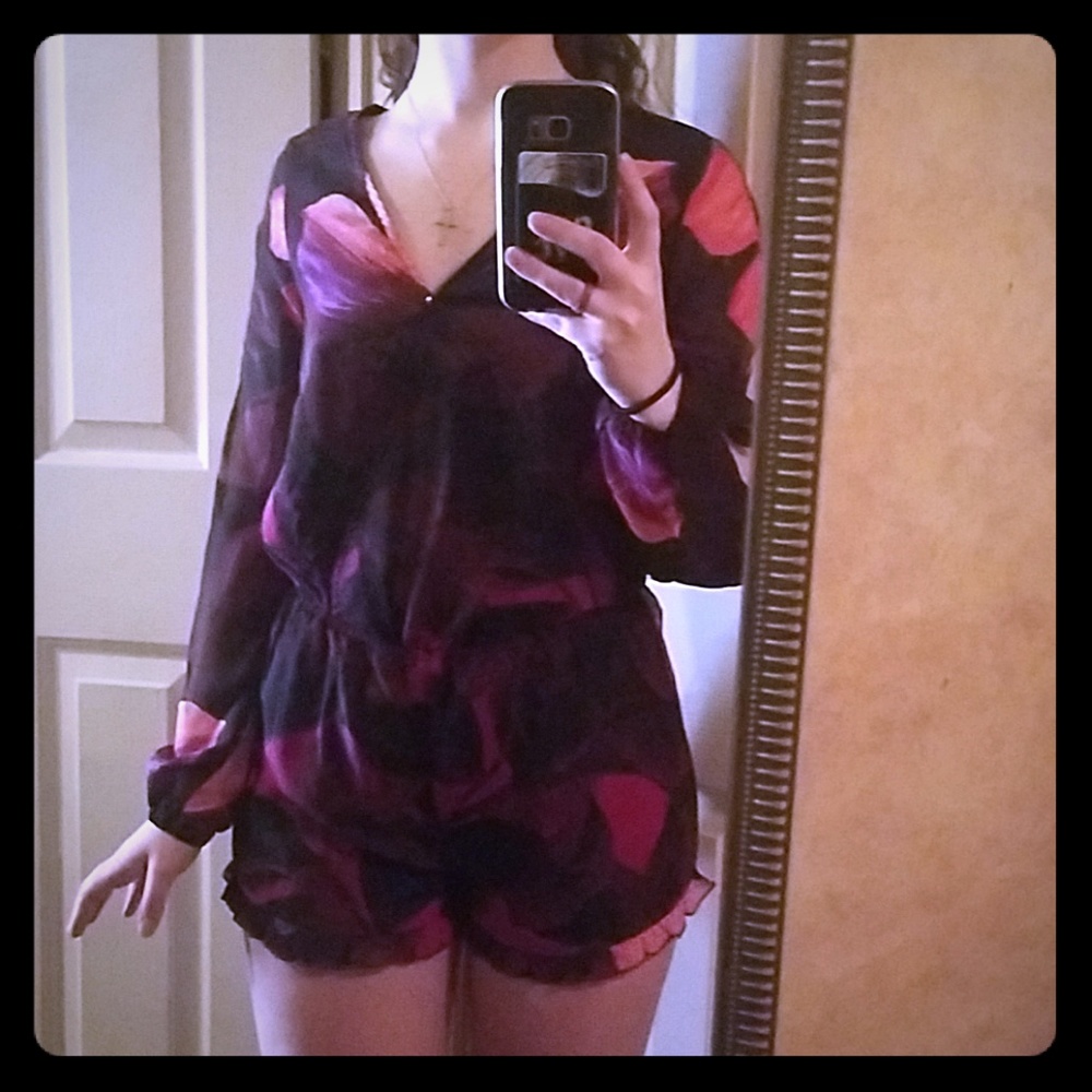 SOLD Floral Romper